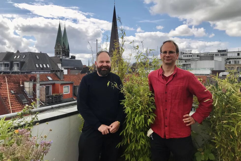 Foto von Daniel Schnier und Oliver Hasemann von der ZwischenZeitZentrale