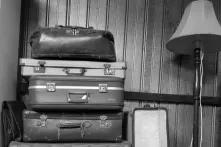 Koffer und Hausstand gehen auf die Reise.