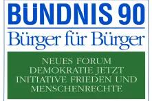 Logo des Bündnis 90 aus dem Jahr 1989