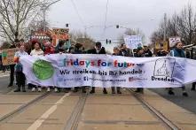 Fridays for Future Demonstration in Dresden