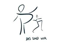 Menschenfiguren aus Strichen