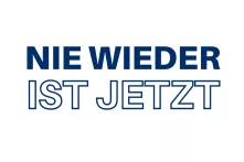 "Nie wieder ist jetzt" in Großbuchstaben