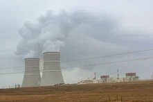 Das Kernkraftwerk in Ostrovets im November 2025