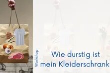 Einkaufstüte mit diversen Produkten, u.a. einem T-Shirt