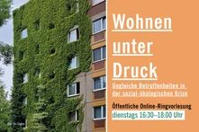 Plattenbau mit Grünbepflanzung