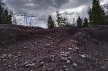 Ausgewaschener Kippenboden