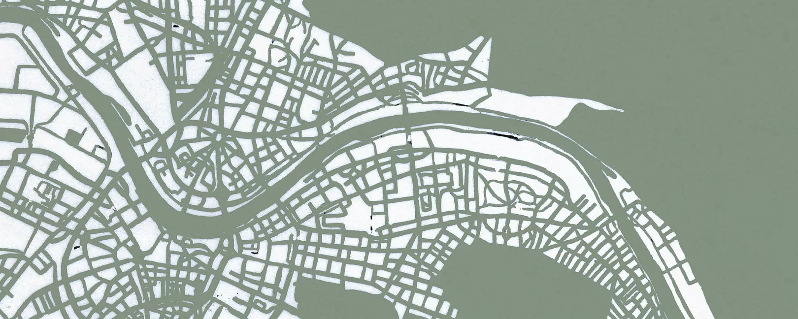 Stadtplanausschnitt Dresden