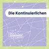 Der Titel “Die Kontinuierlichen” steht vor violettem Hintergrund, auf dem sich weiße Linien Kreuzen und Verbindungspunkte bilden.