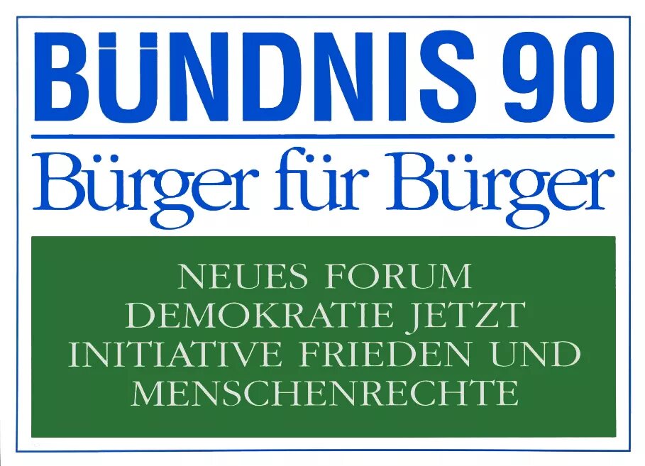 Logo des Bündnis 90 aus dem Jahr 1989