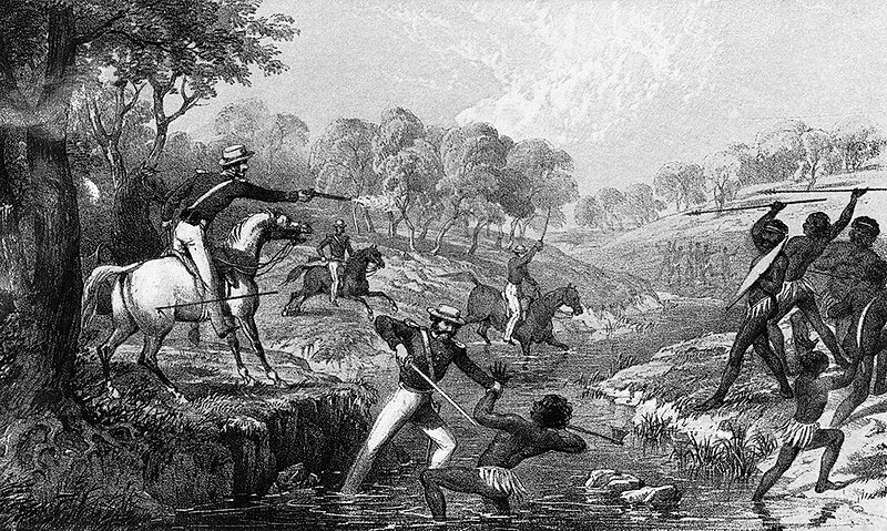 Massaker an Aboriginals durch britische Truppen (1852)