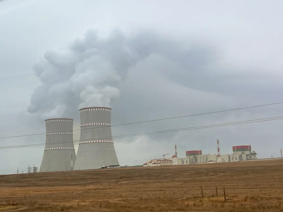 Das Kernkraftwerk in Ostrovets im November 2025